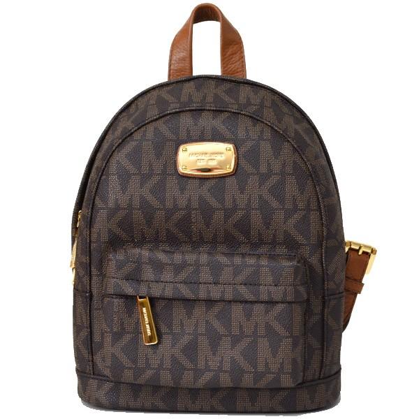 MICHAEL KORS ブラウン リュック・バックパック MICHAEL KORS（マイケルコース） バッグ モノグラム レザー リュック