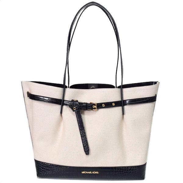 マイケルコース バッグ MICHAEL KORS キャンバス レザー クロコダイル  