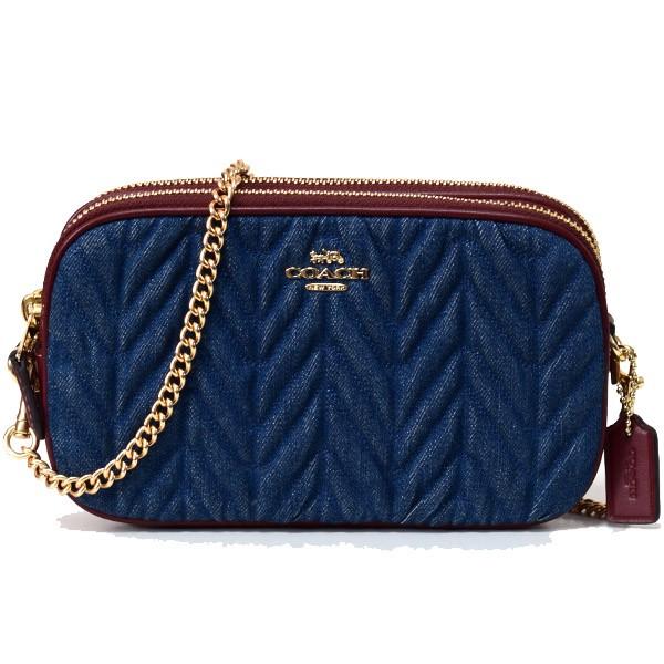 COACH（コーチ） バッグ デニム スムースレザー デニム キルティング 