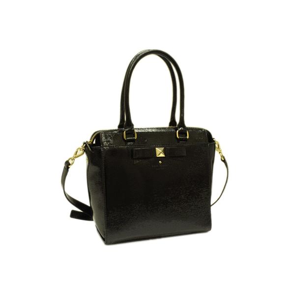 ケイトスペード バッグ katespade パテントレザー 2way サッチェル バッグ ブラック 4591 kate spade NEW YORK（ケイト・スペード ニューヨーク） ケイト