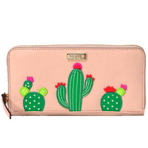 ケイト・スペード　長財布　サボテン　レディース　kate spade kate spade NEW YORK ケイトスペード 財布 katespade レザー