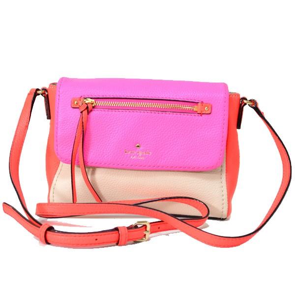 ケイトスペード バッグ　katespade コブルヒル バイカラー レザー 斜めがけ ショルダー バッグ ベージュ×ピンクマルチ 4926 kate spade NEW YORK（ケイト・スペード ニューヨーク） ケイト