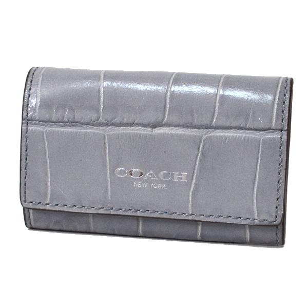 COACH（コーチ） キーケース レガシー クロコ レザー 6連 キーケース