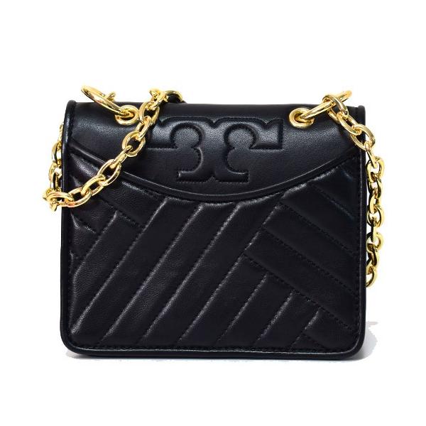 トリーバーチ バッグ TORY BURCH レザー チェーン ミニ キルティング クロスボディ 斜めがけ ショルダーバッグ ブラック 50646 トリーバーチ バッグ TORY BURCH レザー チェーン ミニ キルティング クロスボディ 斜めがけ ショルダーバッグ ブラック 50646