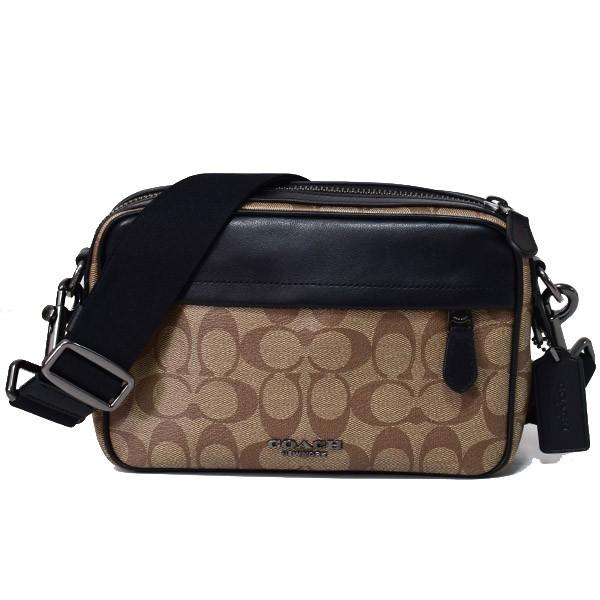 COACH（コーチ） バッグ メンズ コーティングキャンバス カーフレザー