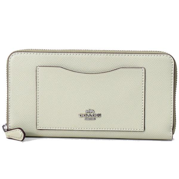 COACH コーチ 長財布 ラグジュアリー クロスグレーン レザー 