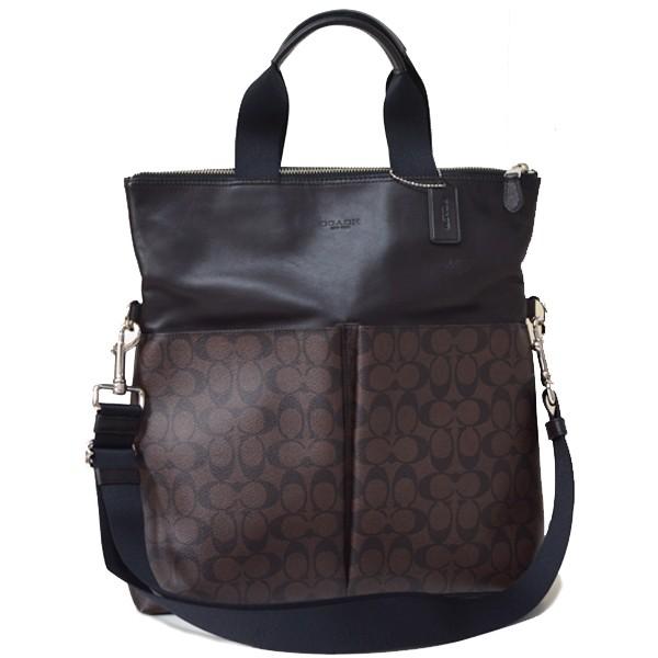 コーチ メンズバッグ Coach レザー シグネチャー 2way メンズ トートバッグ マホガニー ブラウン ブランド専門店 パイクストリート 通販 Yahoo ショッピング