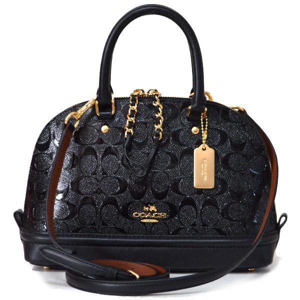COACH（コーチ） バッグ パテント エンボスド レザー ミニ ドームド