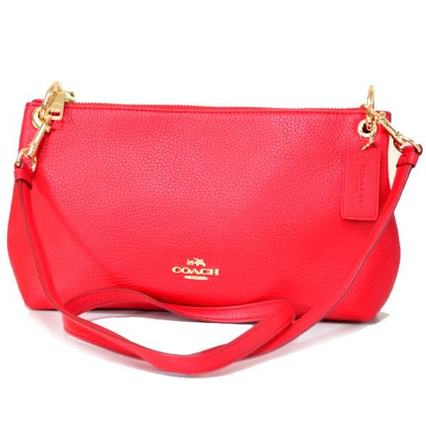 COACH コーチ バッグ ペブルドレザー チャーリー クロスボディー  