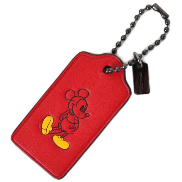 コーチ キーホルダー Coach ディズニー ミッキーマウス コラボ レザー ハングタグ キーリング キーホルダー レッド ブランド専門店 パイクストリート 通販 Yahoo ショッピング