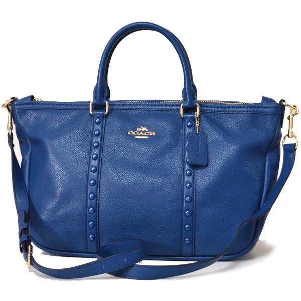 COACH（コーチ） バッグ セントラル サッチェル スタッズ レザー 2WAY