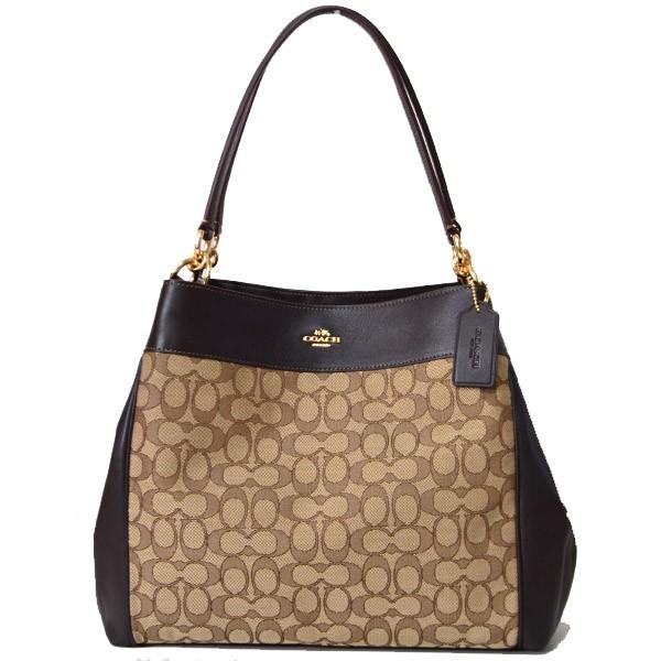 コーチ バッグ COACH アウトライン シグネチャー レザー ショルダー