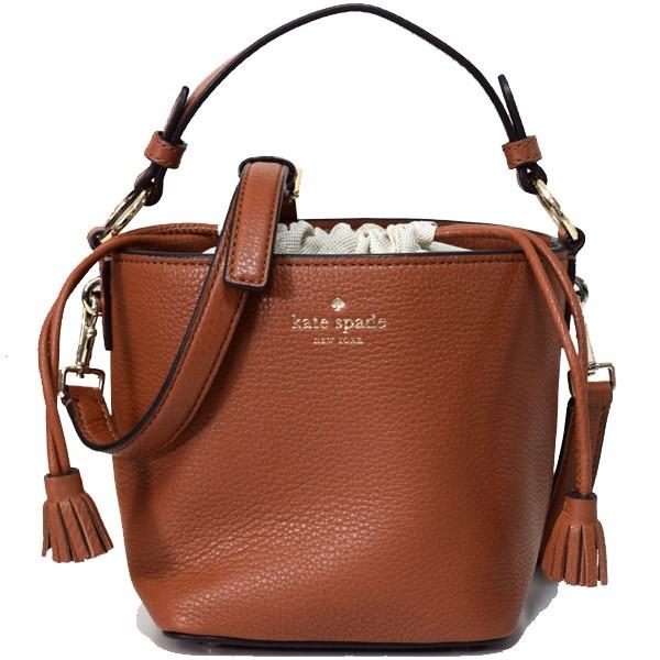 ケイトスペード かごバッグ ハンドバッグ 腕掛け レザー 内布巾着 巾着