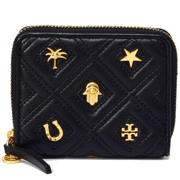 TORY BURCH トリーバーチ 財布 レザー フレミング チャーム TORY BURCH トリーバーチ 財布 レザー フレミング チャーム