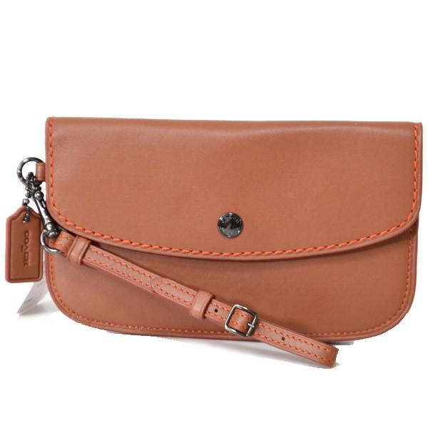 コーチ バッグ COACH グラブタン レザー リストレット ポーチ クラッチ 