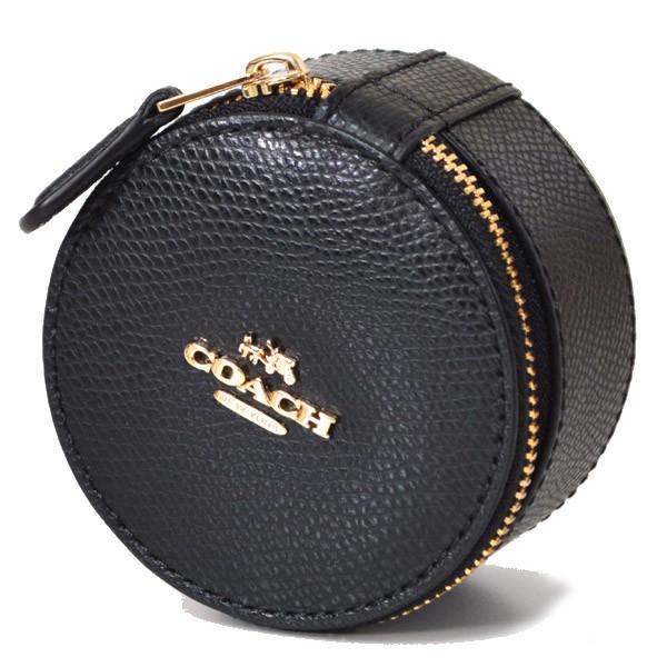 COACH アクセサリーポーチ COACH（コーチ） レザー ラウンド ファスナー ポーチ 小物入れ