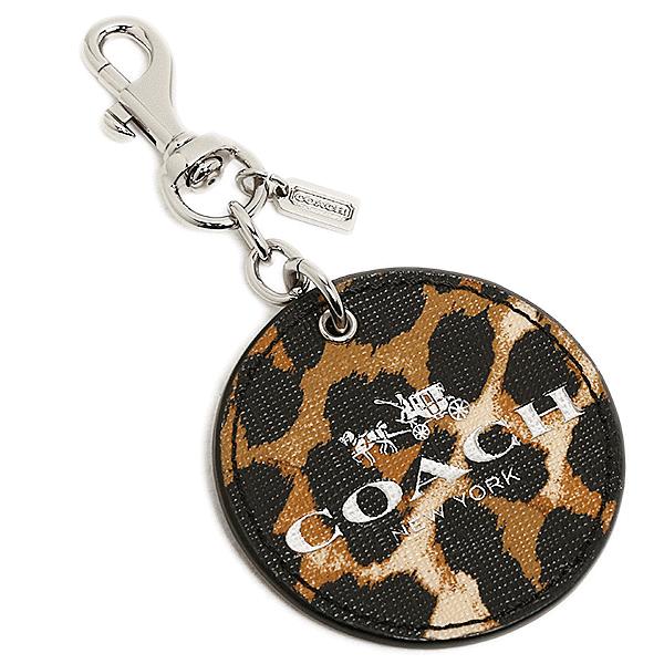 COACH コーチ キーホルダー レザー オセロット ヒョウ柄 COACH コーチ キーホルダー レザー オセロット ヒョウ柄