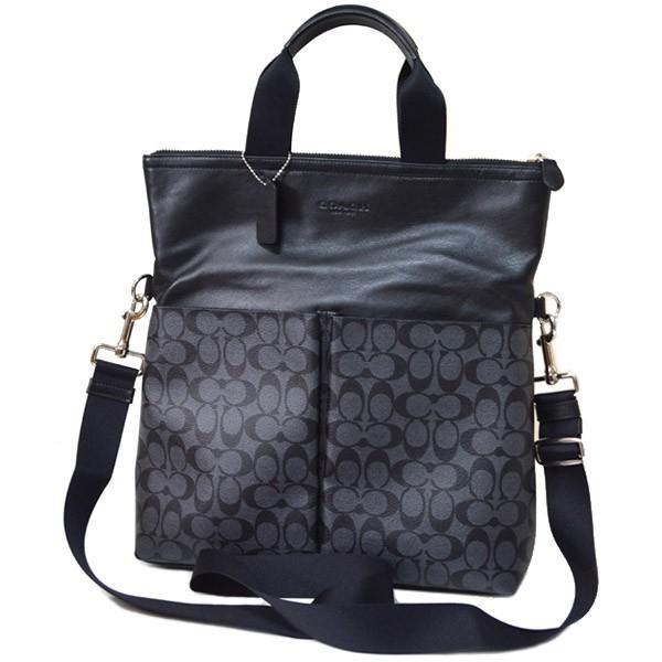 美品✨COACH コーチ トートバッグ 2way フォルドオーバー 黒 COACH コーチ フォルドオーバー トートバッグ 2WAY