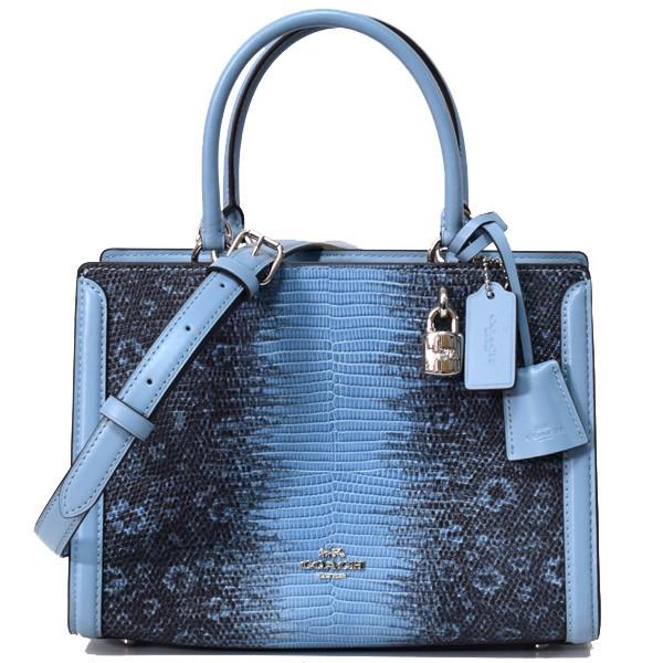 COACH コーチ バッグ リザード エンボスレザー カーフレザー スモール 