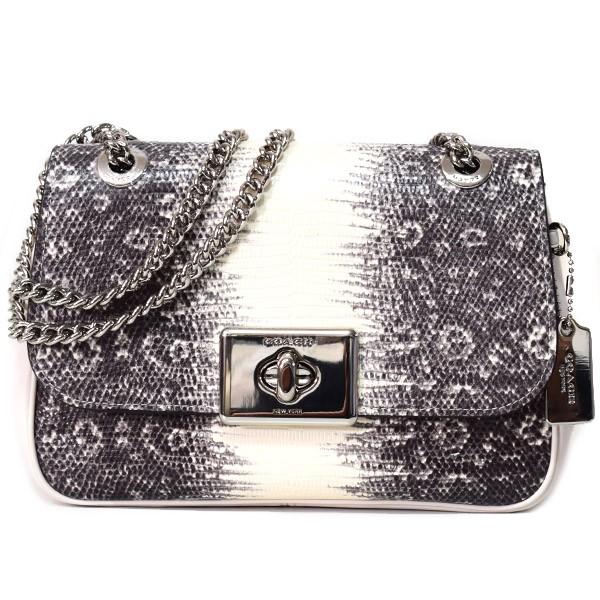 COACH コーチ バッグ リザード エンボスレザー スムースレザー 