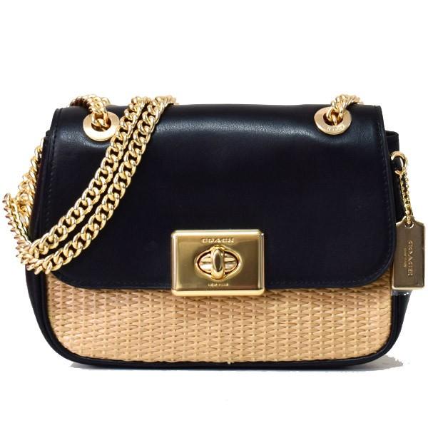 COACH（コーチ） バッグ シンセティックストロー スムースレザー