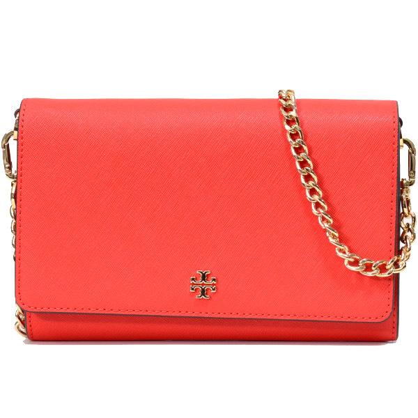 TORY BURCH トリーバーチ バッグ レザー エマーソン ロゴ チェーン 