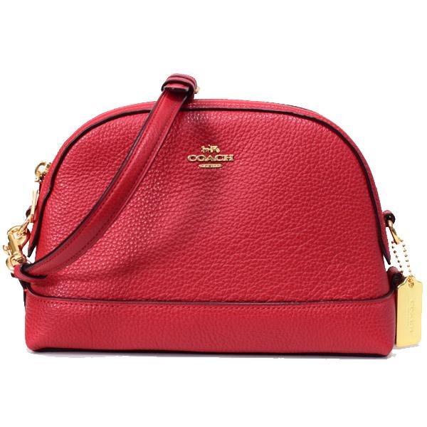 COACH（コーチ） バッグ ペブルレザー ドーム クロスボディ 2way