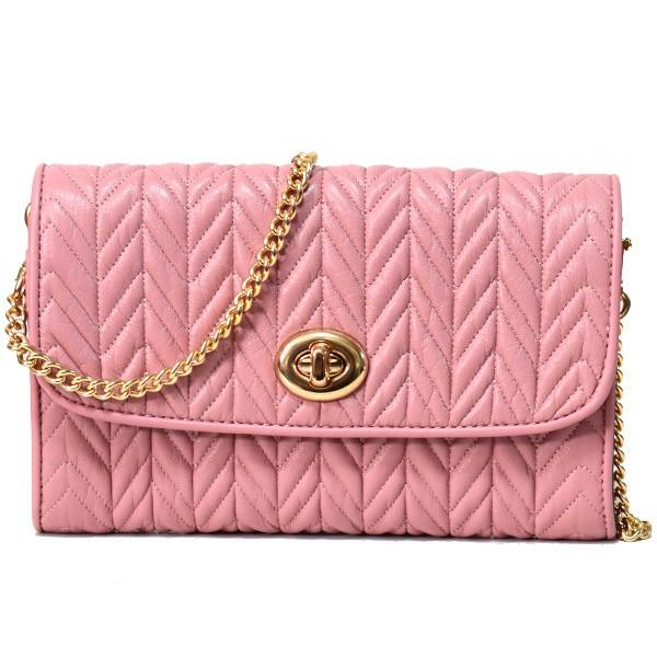 未使用 COACH コーチ シグネチャー ターンロック チェーンバッグ 極美品】 coach コーチ ターンロック チェーン ショルダーバッグ
