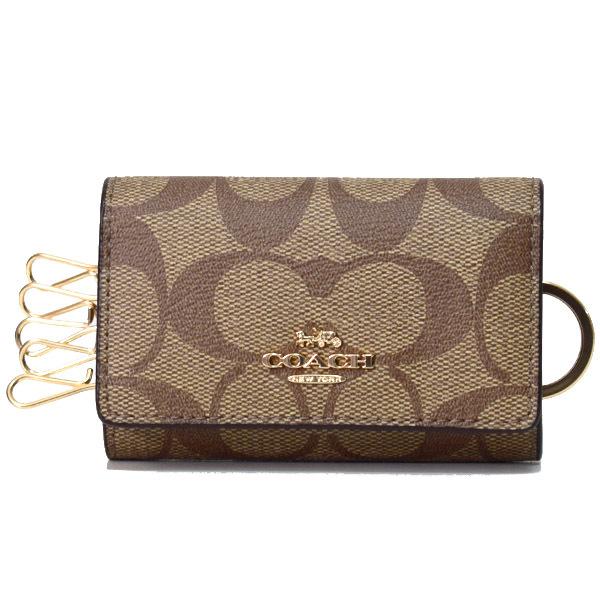 COACH コーチ キーケース コーティングキャンバス シグネチャー5 COACH コーチ キーケース コーティングキャンバス シグネチャー5