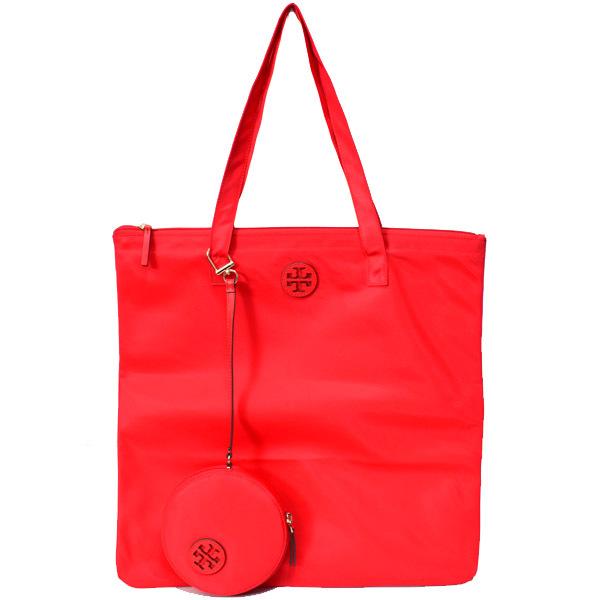 TORY BURCH トリーバーチ バッグ ナイロン ロゴ パッカブル ポーチ付き 