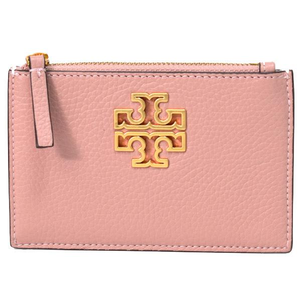 トリーバーチ カードケース TORY BURCH レザー ブリテン ロゴ ジップ
