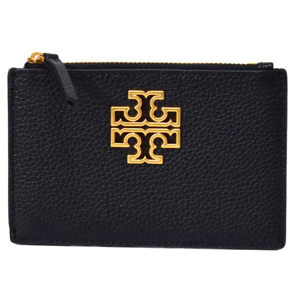 トリーバーチ カードケース TORY BURCH レザー ブリテン ロゴ ジップ