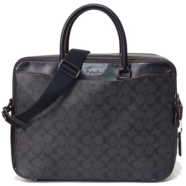 COACH（コーチ） メンズバッグ コーティングキャンバス カーフレザー