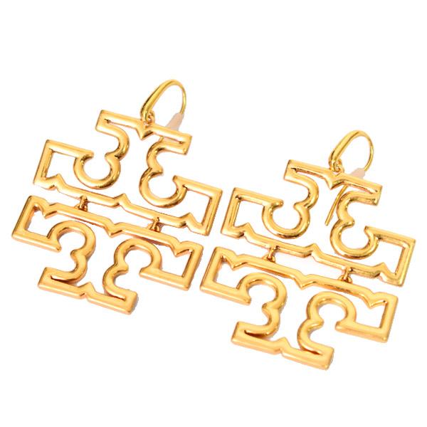 TORY BURCH（トリーバーチ） ピアス ブリテン ロゴ ロング ドロップ