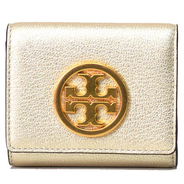 Tory Burch ゴールド三つ折り財布 Tory Burch ゴールド 三つ折り財布