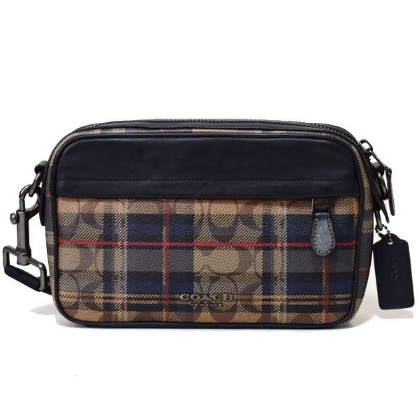 COACH コーチ バッグ メンズ コーティングキャンバス スムースカーフ  