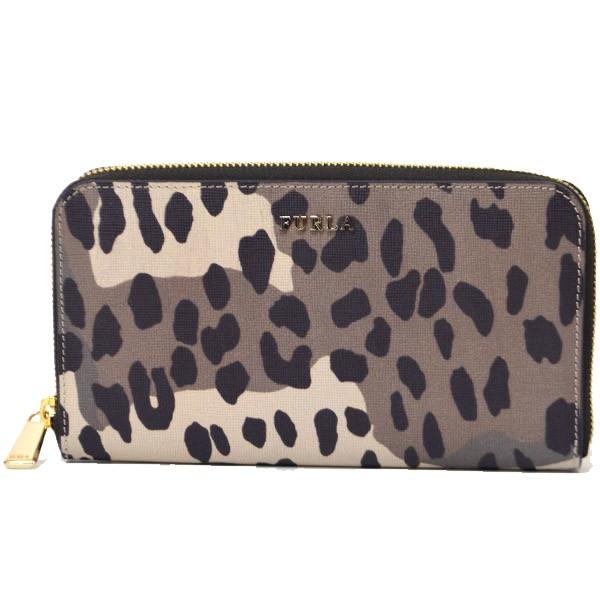 FURLA フルラ 財布 バビロン コーティングレザー レオパード FURLA フルラ 財布 バビロン コーティングレザー レオパード