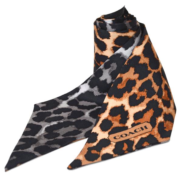 COACH コーチ スカーフ オセロット ヒョウ柄 レオパード COACH コーチ スカーフ オセロット ヒョウ柄 レオパード