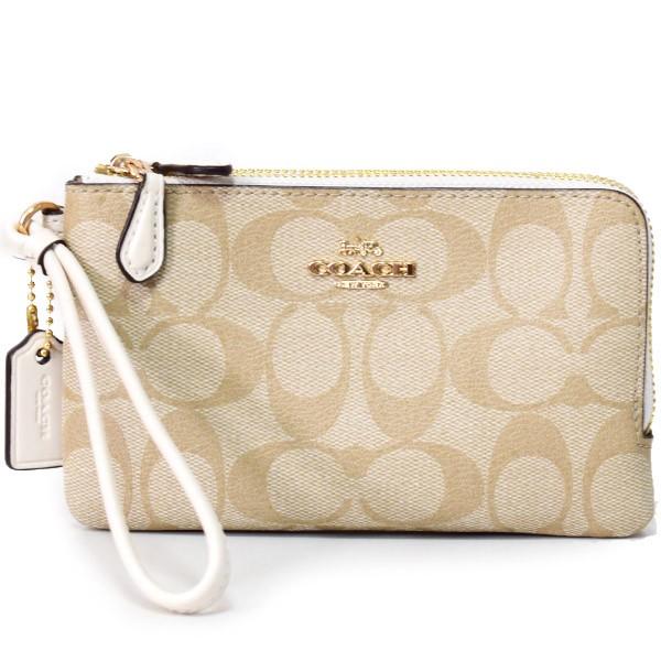 コーチ マルチポーチ COACH コーティングキャンバス シグネチャー