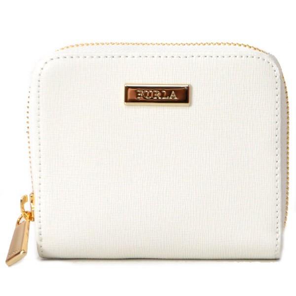 FURLA（フルラ） コンパクト財布 コーティングレザー ジップ