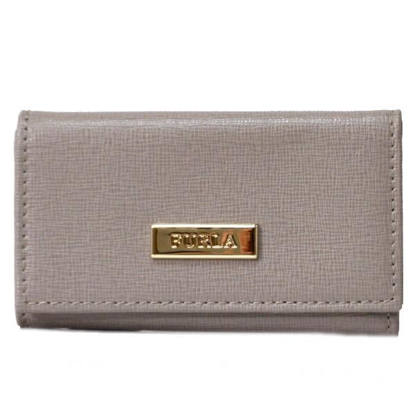 FURLA（フルラ） 小物 コーティング レザー キーケース グレージュ 