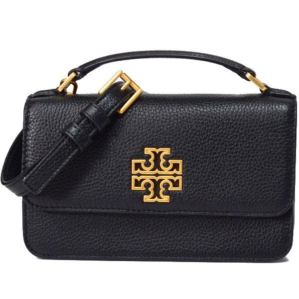 TORY BURCH トリーバーチ バッグ ぺブルレザー ブリテン ロゴ