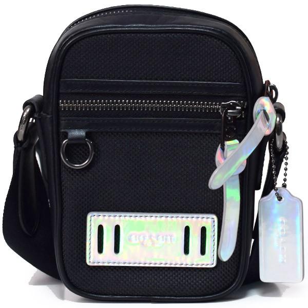 コーチ メンズバッグ Coach メンズ ナイロン カーフレザー リフレクティブファブリック テレイン クロスボディー ショルダーバッグ ブラック 176 176 ブランド専門店 パイクストリート 通販 Yahoo ショッピング