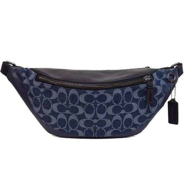 コーチ バッグ Coach メンズ デニム カーフレザー シグネチャー ウォーレン ベルトバッグ 2way ワンショルダー ウエスト ボディバッグ デニム 5 5 ブランド専門店 パイクストリート 通販 Yahoo ショッピング