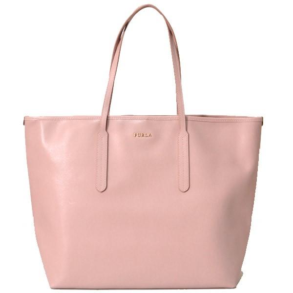フルラ FURLA トートバッグ レザー ピンクベージュ バッグ トート
