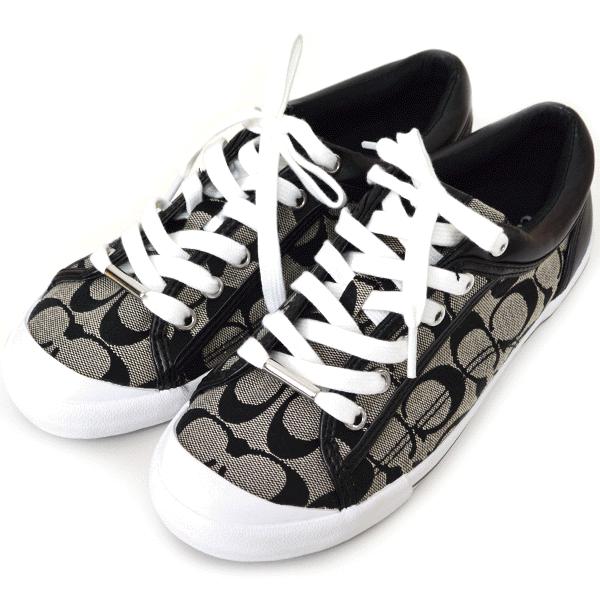 COACH コーチ スニーカー シグネチャー シューズ 靴 ブラック