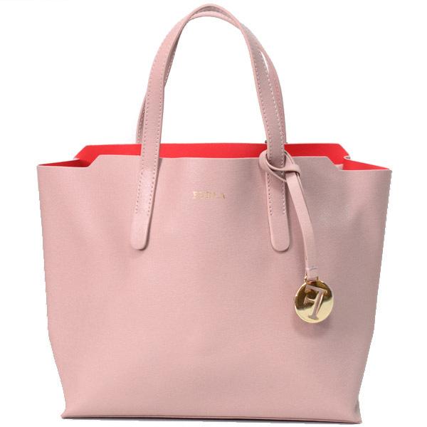 FURLA フルラ バッグ レザー サリー ロゴ S トートバッグ ピンク FURLA フルラ バッグ レザー サリー ロゴ S トートバッグ ピンク
