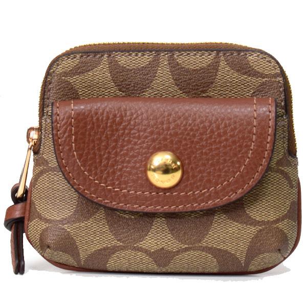 COACH コーチ カードケース コーティングキャンバス ぺ