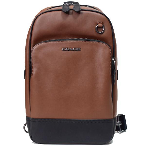 COACH コーチ バッグ メンズ スムースカーフレザー グラハム パック 