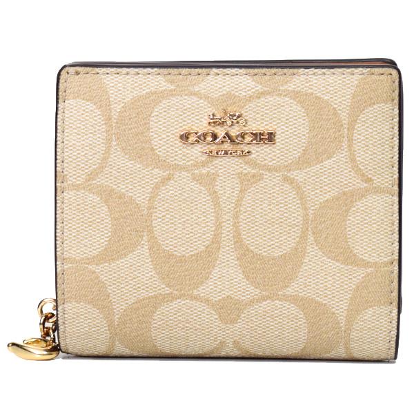COACH（コーチ） 財布 コーティングキャンバス スムースレザー